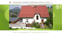 Desktop Screenshot of ferienwohnung-elbsandsteingebirge.net