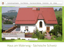 Tablet Screenshot of ferienwohnung-elbsandsteingebirge.net